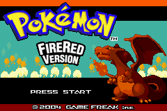 Pokemon Mega Evo Red & Green Title Screen